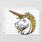 Angry Unicorn Einladungen (Vorderseite)