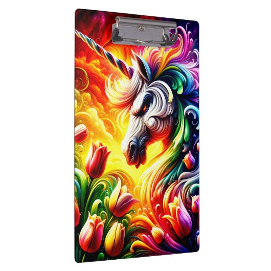 Angry Unicorn Klemmbrett (Rechts)