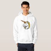 Angry Unicorn Mens Hoodie (Vorne ganz)