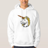 Angry Unicorn Mens Hoodie (Vorderseite)