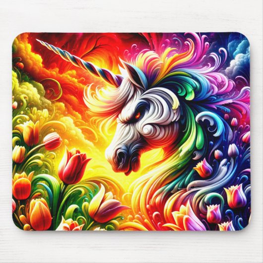 Angry Unicorn Mousepad (Vorne)