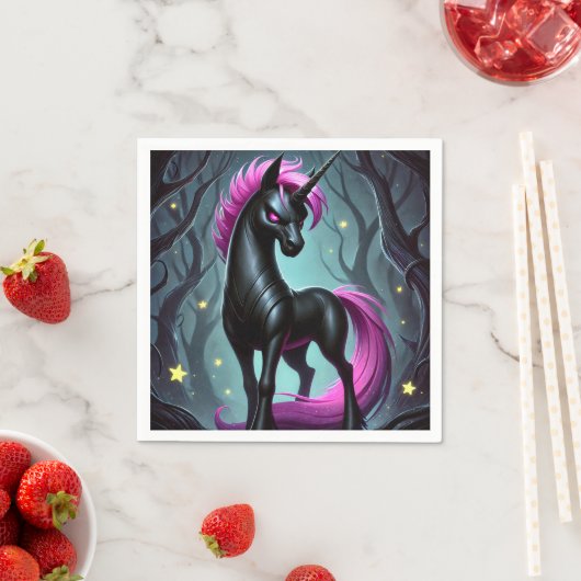 Angry Unicorn Serviette (Beispiel)