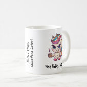 Angry Unicorn Tasse (VorderseiteRechts)