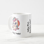 Angry Unicorn Tasse (Vorderseite Links)