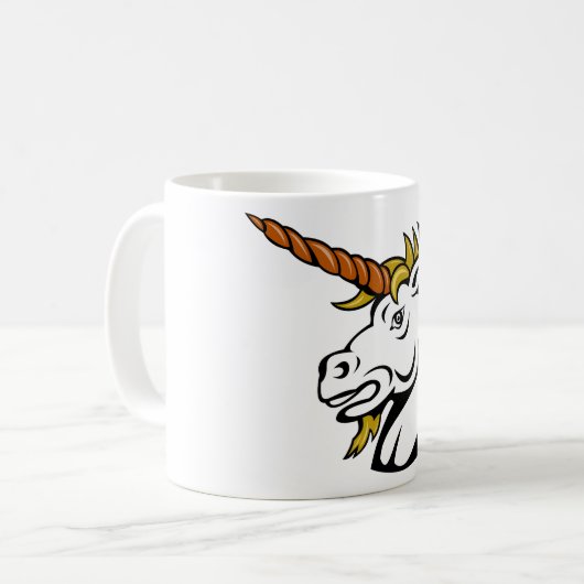Angry Unicorn Tasse (Vorderseite Links)