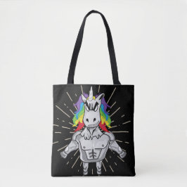 Angry Unicorn Tote Bag Tasche
