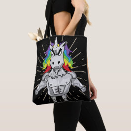 Angry Unicorn Tote Bag Tasche