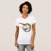 Angry Unicorn Womens T - Shirt (Vorne ganz)