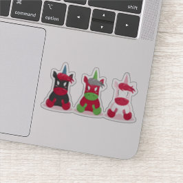 Angry Unicorns Aufkleber