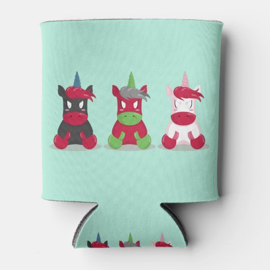 Angry Unicorns Dosenkühler (Vorderseite)