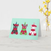 Angry Unicorns Karte (Gelbe Blume)