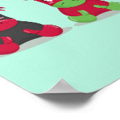 Angry Unicorns Poster (Ecke)