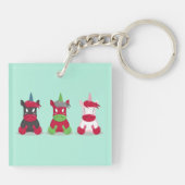 Angry Unicorns Schlüsselanhänger (Rückseite)