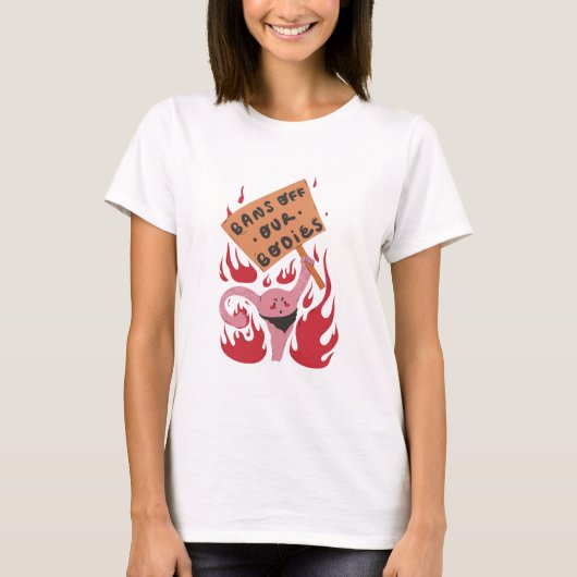 Angry Uterus verbietet unseren Körper-T - Shirt (Vorderseite)