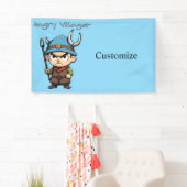 Angry Villager Pitchfork Thunder_Cove Banner (Insitu)
