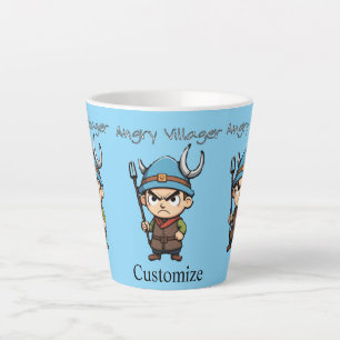 Angry Villager Pitchfork Thunder_Cove Milchtasse