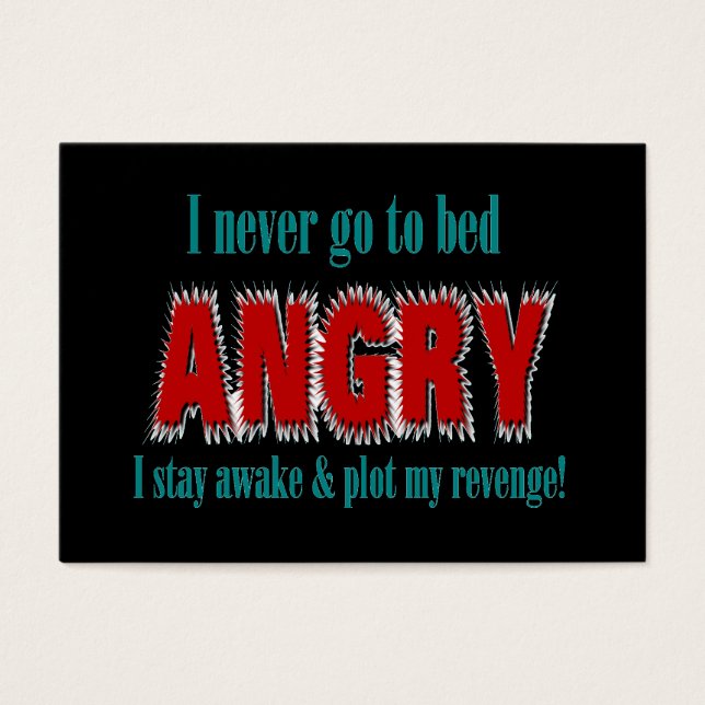 Angry-Visitenkarten (Vorderseite)