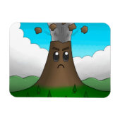 Angry Volcano Magnet (Horizontal)