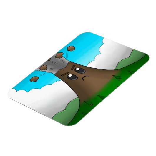 Angry Volcano Magnet (Linke Seite)