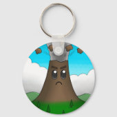 Angry Volcano Schlüsselanhänger (Vorderseite)