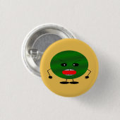Angry Watermelon Button (Vorne & Hinten)
