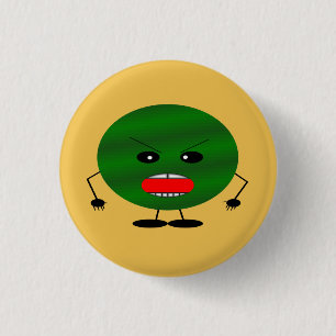 Angry Watermelon Button
