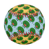 Angry Watermelon von Kenneth Yoncich Baseball (Vorderseite)