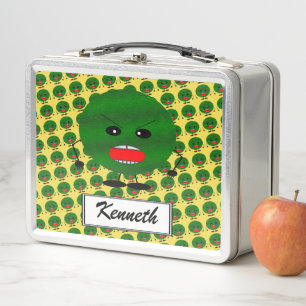 Angry Watermelon von Kenneth Yoncich Metall Lunch Box
