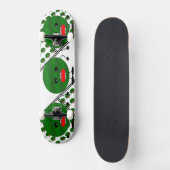 Angry Watermelon von Kenneth Yoncich Skateboard (Vorderseite)