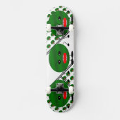 Angry Watermelon von Kenneth Yoncich Skateboard (Vorderseite)