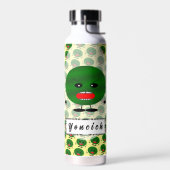 Angry Watermelon von Kenneth Yoncich Trinkflasche (Links)