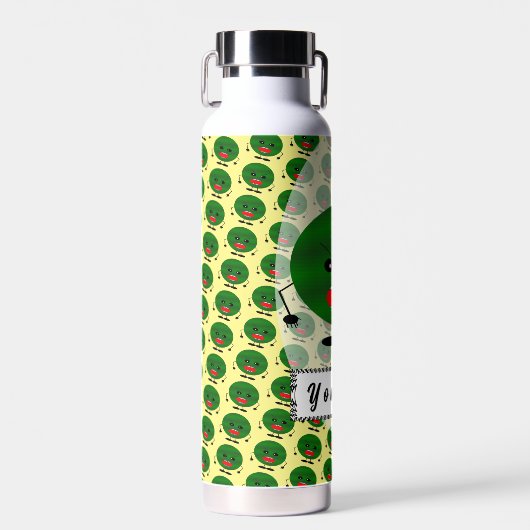 Angry Watermelon von Kenneth Yoncich Trinkflasche (Vorne)