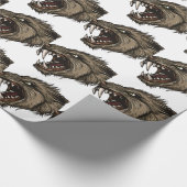 Angry Werewolf Geschenkpapier (Ecke)