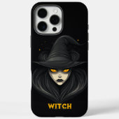 Angry Witch Black Case-Mate iPhone Hülle (Rückseite)