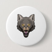 Angry Wolf Button (Vorderseite)