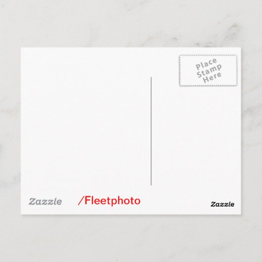 Angry Zebra Postkarte (Rückseite)