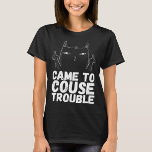 Angrycats Sarcastic Cat Black Cat Spaß T-Shirt