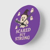 Angst, aber stark runde wanduhr (Winkel)