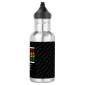 ANGST Christliche Schrift Psalm 27 BL Edelstahlflasche (Rechts)