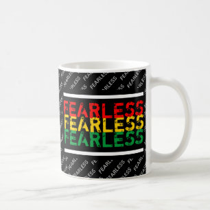 ANGST Christliche Schrift Psalm 27 Black Kaffeetasse