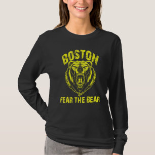 Angst, der Bärenhockey sei auf Boston Bruin Wild a T-Shirt