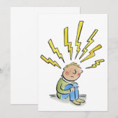 Angst Einladung (Vorne/Hinten)