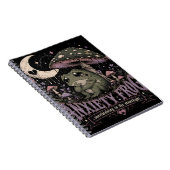 Angst Frosch Grübeln Mondlicht Design Notizblock (Rechte Seite)