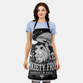 Angst Frosch Grübeln Mondlicht Design Schürze (Getragen)