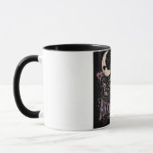 Angst Frosch Grübeln Mondlicht Design Tasse (Links)
