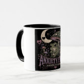 Angst Frosch Grübeln Mondlicht Design Tasse (Vorderseite Links)