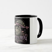 Angst Frosch Grübeln Mondlicht Design Tasse (VorderseiteRechts)