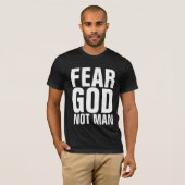 ANGST GOTT NICHT MAN, Christlicher T - Shirt (Vorne ganz)