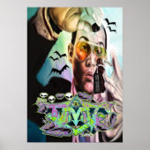 Angst graffiti dmt ayahuasca Poster (Vorne)