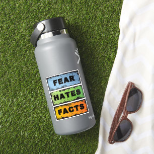 Angst hasst Fakten   12-Schritte-Recovery-Slogan Aufkleber